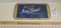 Vintage Metal John Begg Scotch Tray