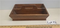 Vintage Wooden Cutlery Box