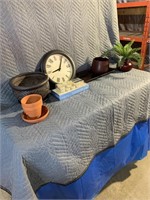 Flower pots clock, Candles etc...5a