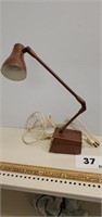 Vintage Gooseneck Desk Lamp. Works!