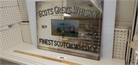 Scots Grey Whisky Advertising Mirror