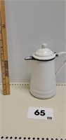 Vintage Enamelware Teapot.