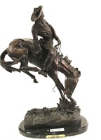 FREDERIC REMINGTON "OUTLAW" BRONZE SCULPTURE