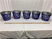 Tin Pabst Beer Pails