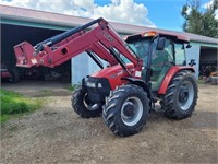 case IH 105u tractor with L 740 loader, 4wd -1700