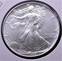 1993 SILVER EAGLE GEM