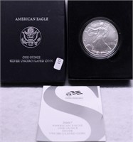 2007 W SILVER EAGLE W BOX PAPERS