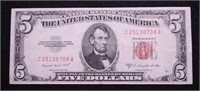 1953 B 5 $ RED SEAL VF