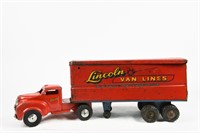 1950" S LINCOLN VAN LINE TRACTOR TRAILER