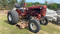 IH Farmall A Tractor w/ Woods 72in Belly Mower