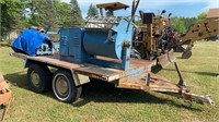 Western Md 1550 concrete mixer w/ concrete pump