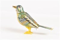 RARE KOHLER TIN LITHO SINGING BLUE BIRD TOY