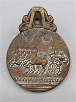 Vintage Bronze Greek Mail Clip