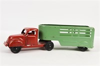 1950'S LINCOLN PRESSED STEEL TRACTOR TRAILER