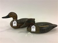 Lot of 2 Teal Decoys-Mason Copy & One From New