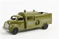 HUBLEY BELL TELEPHONE NO. 504 EMBOSSED TRUCK