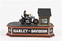 HARLEY-DAVIDSON MOTOR CYCLE CAST IRON BANK- REPRO