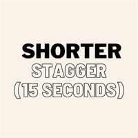 Stagger Time Between Lots is 15 Seconds