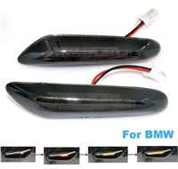 Dynamic LED Side Marker Smoked Turn Signal For
