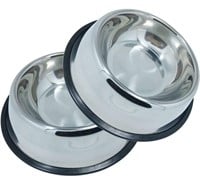 NEW - JASGOOD Stainless Steel Dog Bowl for