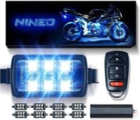 NEW - NINEO 8 pcs Motorcycle RGB LED Strip L
