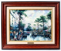 Art Thomas Kinkade ‘Carmel Ocean Avenue’   COA