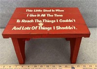 CHILD’S LEARNING STOOL-WOODEN