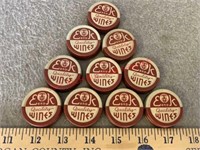 (10)E&K QUALITY WINES CAPS