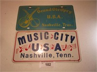 Nashville Vanity Tags