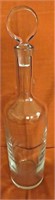 BACCARAT CLEAR GLASS DECANTER W/STOPPER
