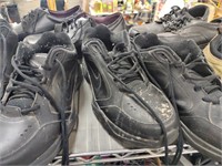 Shelf of Men's Size 12 Shoes, Nike, New Balance &