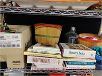 Contents of Shelf, Cookbooks & Extras