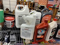 Contents of Shelf, Insecticide, Antifreeze,