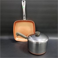 Revere Wear Pot & Copper Chef Frying Pan