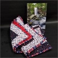 Festive Patriotic Small Lap Blanket & All about