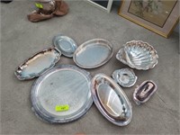 GROUP LOT OF SILVERPLATE, ASSORTED DESIGNS