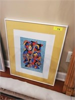 ABSTRACT ART SIGNED AND NUMBERED