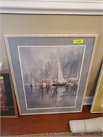 SIGNED AND NUMBERED HARBOR PRINT