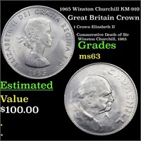1965 Winston Churchill KM-910 Great Britain Crown