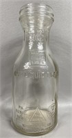 Vintage Car Motor Oil Glass Bottle