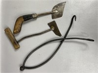 Antique Kettle Hooks and Tobacco Knives