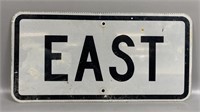EAST Metal Road Sign 24x12