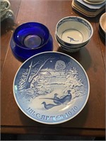 Collection of Three Copenhagen Xmas Plates