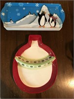 Vintage Christmas Platters/Trays