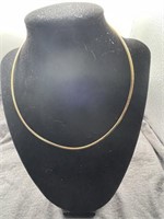 gold over sterling necklace