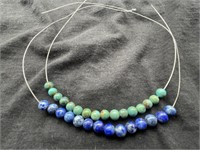 Lot of Lapis and Turquoise Beads