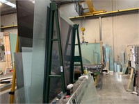 A Frame Vertical Glass Storage Rack Approx 2m x 3m