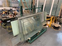 Mobile Glass Storage Rack Approx 1.5m x 1.5m