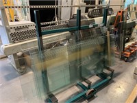 Bremner Single Sided Glass Storage Rack