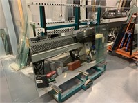 Bremner Single Sided Glass Storage Rack